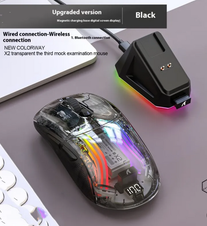 Cyber Mouse // Transparent OLED Display-Wireless
