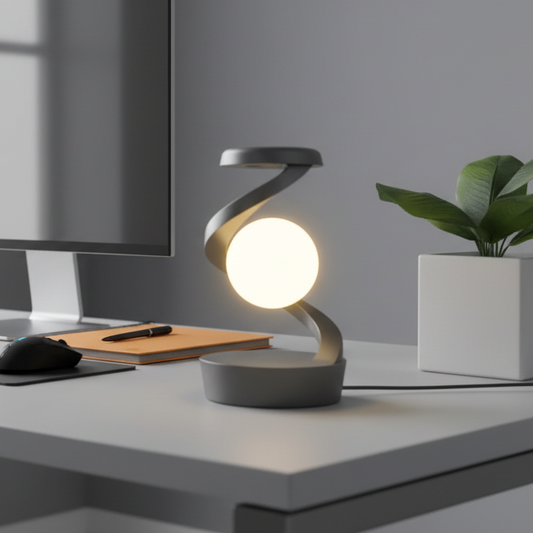 Lunar Core | Rotating Moon Lamp