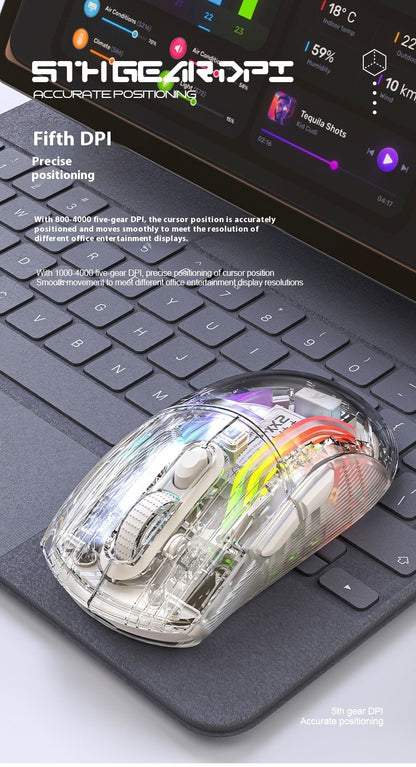 Cyber Mouse // Transparent OLED Display-Wireless