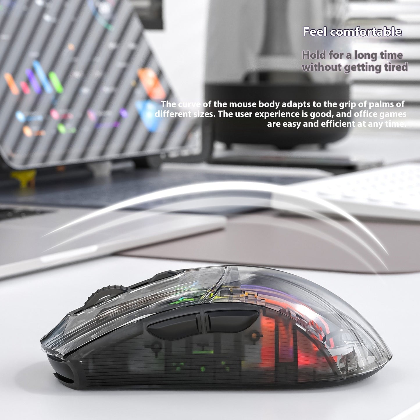 Cyber Mouse // Transparent OLED Display-Wireless