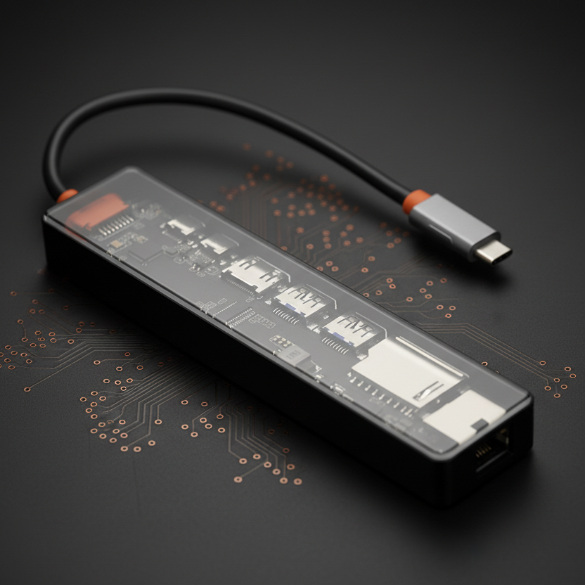 Phantom Link | 8-Port Transparent Hub