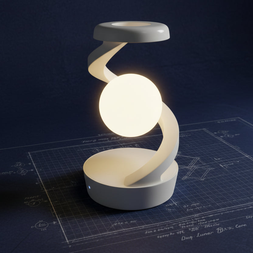 Lunar Core | Rotating Moon Lamp