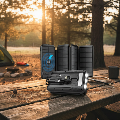 The Solar Fortress | 43800mAh Survival Hub.