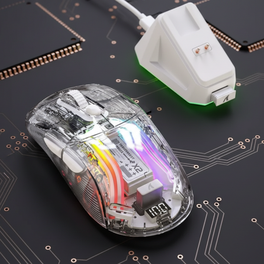 Cyber Mouse // Transparent OLED Display-Wireless