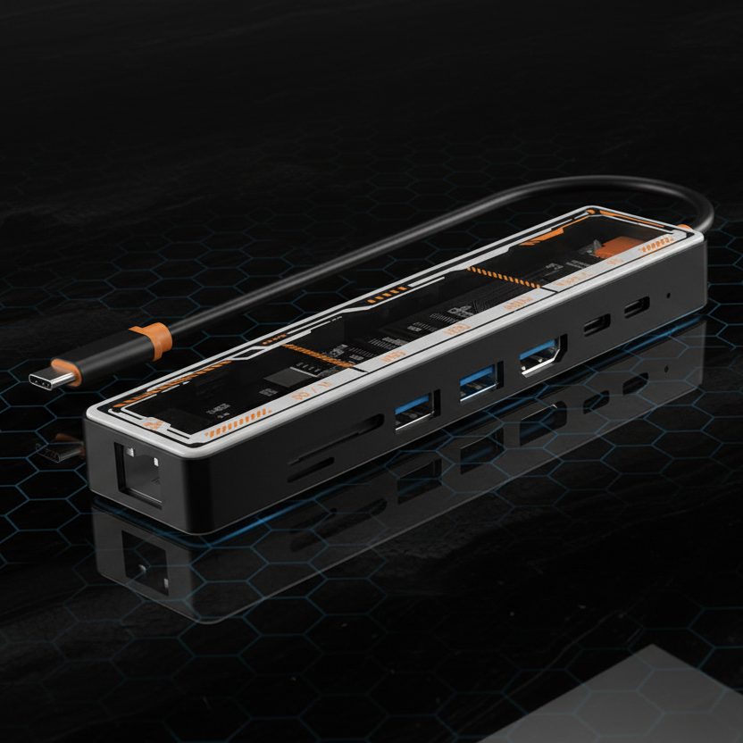 Phantom Link | 8-Port Transparent Hub